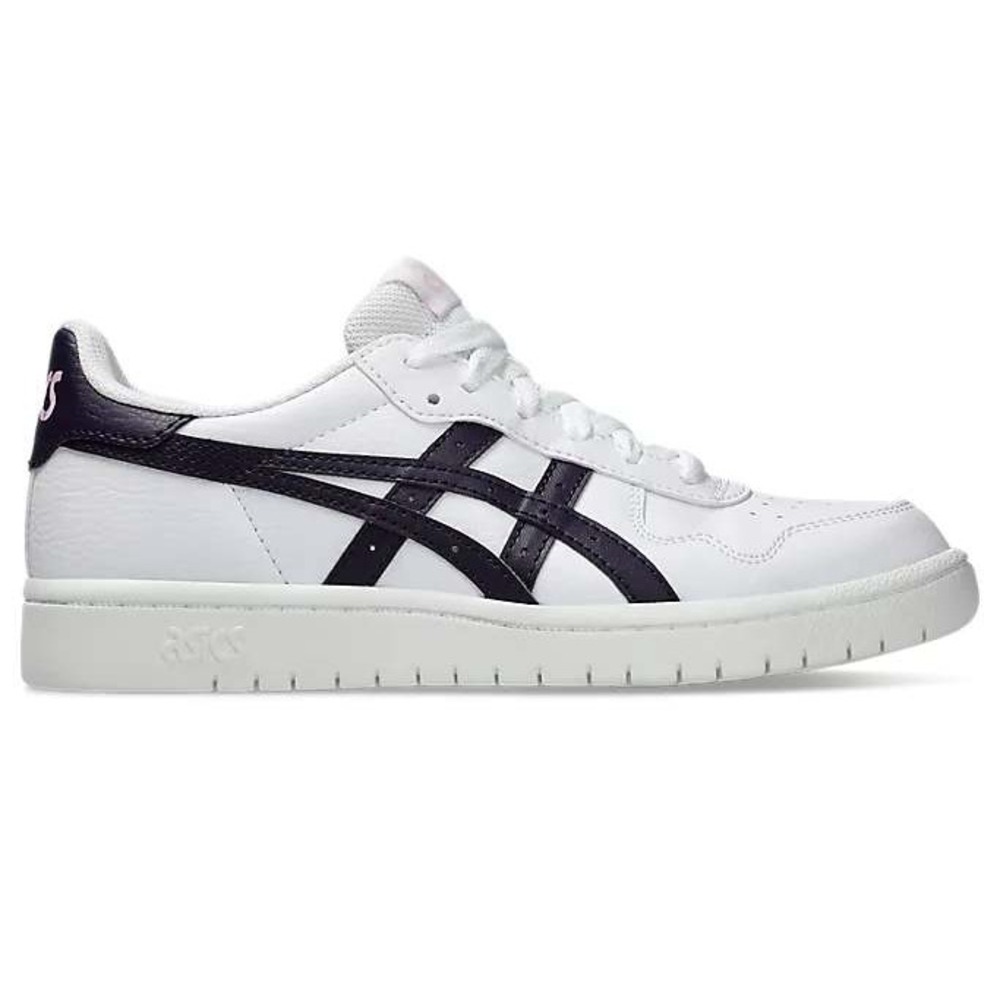 NWT ASICS JAPAN S GRADE SCHOOL White Purple Logo Athletic Sneakers Size‎ 5 US
